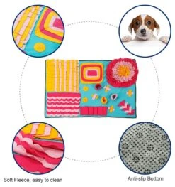 Pet Life ® 'Sniffer Snack' Interactive Feeding Pet Snuffle Mat -Tropiclean Store pet life r sniffer snack interactive feeding pet snuffle mat 102539