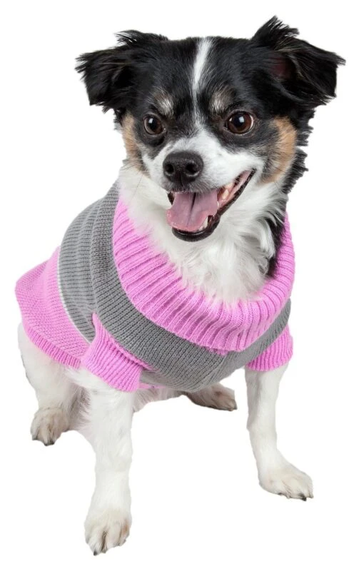 Pet Life ® Snow Flake Cable-Knitted Ribbed Fashion Turtle Neck Dog Sweater -Tropiclean Store pet life r snow flake cable knitted ribbed fashion turtle neck dog sweater 435610