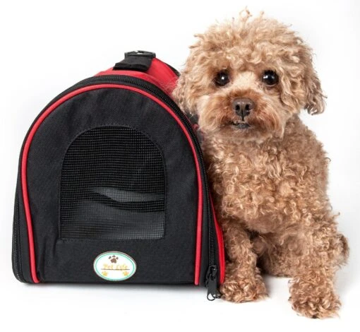 Pet Life ® Sporty Mesh Airline Approved Zippered Folding Collapsible Travel Pet Dog Carrier -Tropiclean Store pet life r sporty mesh airline approved zippered folding collapsible travel pet dog carrier 231902