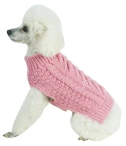 Pet Life ® 'Swivel-Swirl' Heavy Cable Knitted Fashion Designer Dog Sweater -Tropiclean Store pet life r swivel swirl heavy cable knitted fashion designer dog sweater 781045