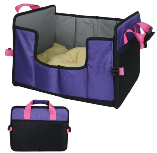 Pet Life ® 'Travel-Nest' Folding Travel Cat And Dog Bed -Tropiclean Store pet life r travel nest folding travel cat and dog bed 733093