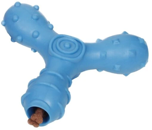 Pet Life ® 'Tri-Chew' Treat Dispensing And Chewing Interactive TPR Dog Toy -Tropiclean Store pet life r tri chew treat dispensing and chewing interactive tpr dog toy 277008