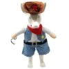 Pet Life 'Rodeo Bones' Cowboy Pet Dog Costume Uniform -Tropiclean Store pet life rodeo bones cowboy pet dog costume uniform 766398