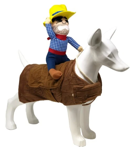 Pet Life 'Yeepaw' Cowboy Pet Holiday Dog Costume -Tropiclean Store pet life yeepaw cowboy pet holiday dog costume 836646 scaled