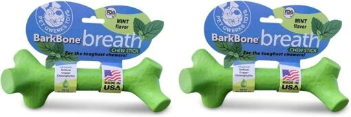 Pet Qwerks BarkBone Stick Mint/Breath Nylon Dog Chews - Large -Tropiclean Store pet qwerks barkbone stick mintbreath nylon dog chews large 908567