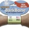 Pet Qwerks Made-in-the-USA Nylon And Bacon BarkBone Rawhide Dog Treats - Large -Tropiclean Store pet qwerks made in the usa nylon and bacon barkbone rawhide dog treats large 984961