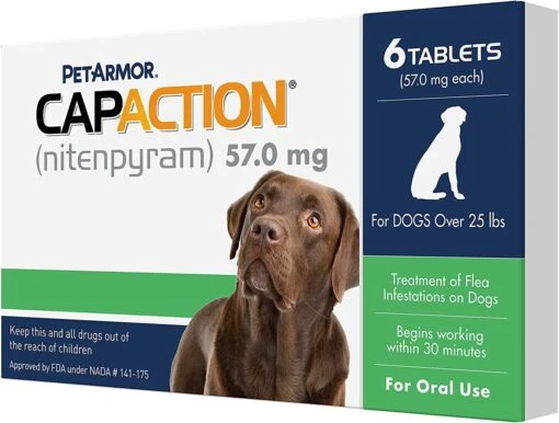 Petaction Capaction Tablets For Dogs - Under 25 Lbs - 6 Pack -Tropiclean Store petaction capaction tablets for dogs under 25 lbs 6 pack 693423