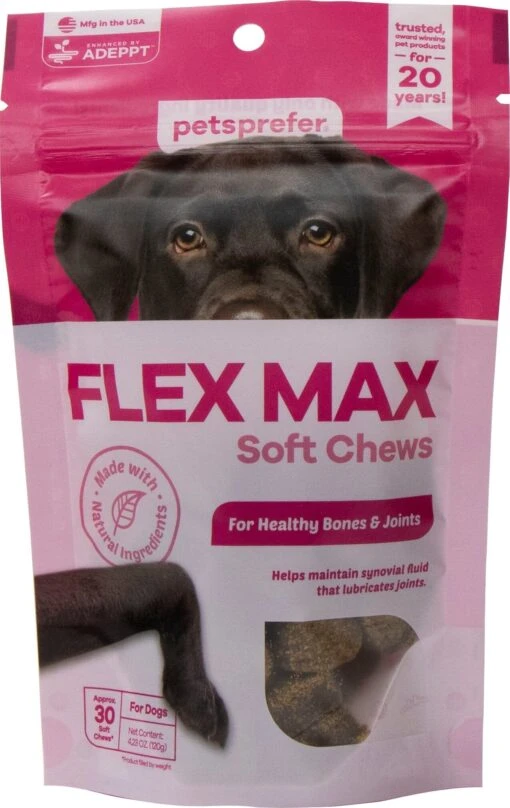 Pets Prefer Flex Max Soft Chews For Dogs Dog Joint Care - 30 Count -Tropiclean Store pets prefer flex max soft chews for dogs dog joint care 30 count 298932