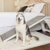 Petsafe Cozyup Bed Pet Ramp - White - 70 In -Tropiclean Store petsafe cozyup bed pet ramp white 70 in 404734