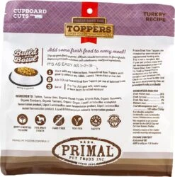 Primal Cupboard Turkey Freeze-Dried Dog Treats - 18 Oz -Tropiclean Store primal cupboard turkey freeze dried dog treats 18 oz 424871