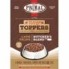 Primal Dog And Cat Frozen Butcher's Blend Topper Lamb - 2 Lbs -Tropiclean Store primal dog and cat frozen butchers blend topper lamb 2 lbs 429714