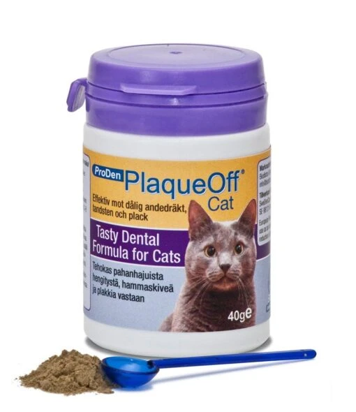 Proden Plaqueoff Cat Cat And Dog Dental Care - 40g Bottle -Tropiclean Store proden plaqueoff cat cat and dog dental care 40g bottle 367925