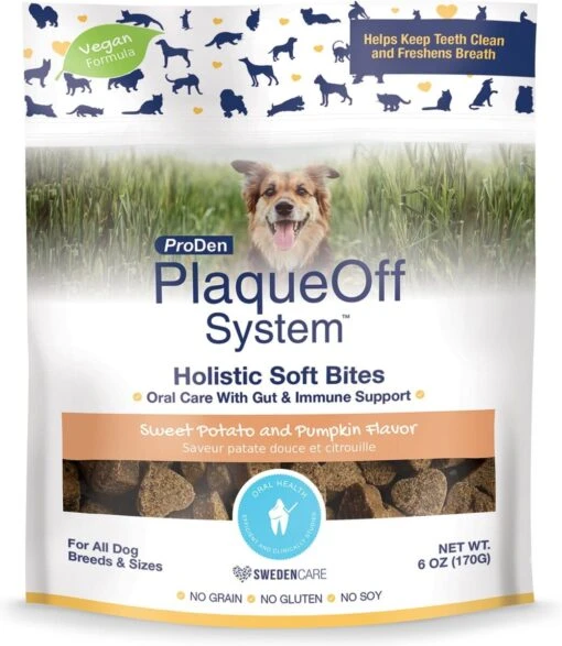 Proden Plaqueoff Oral Care With Gut And Immune Support Dental Dog Chews - 6 Oz -Tropiclean Store proden plaqueoff oral care with gut and immune support dental dog chews 6 oz 425763