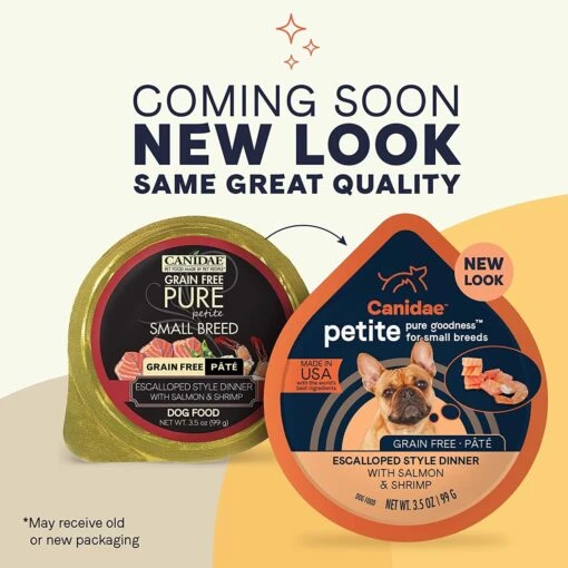 Pure Petite Small Breed Pate Grain-Free Dog Food - Salmon And Shrimp - 3.5 Oz - Case Of 12 -Tropiclean Store pure petite small breed pate grain free dog food salmon and shrimp 35 oz case of 12 324214