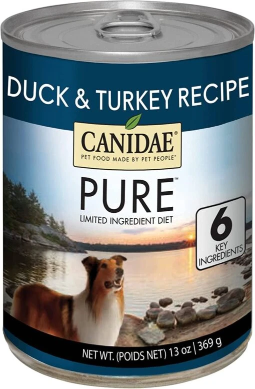 Pure Sky Can Grain-Free Dog Food - Duck And Turkey - 13 Oz - Case Of 12 -Tropiclean Store pure sky can grain free dog food duck and turkey 13 oz case of 12 814395