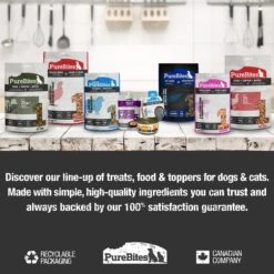 Purebites Gut & Digestion Squeezable Pouch Dog Food Toppings - 2.5 Oz Pouches - Case Of 15 -Tropiclean Store purebites gut digestion squeezable pouch dog food toppings 25 oz pouches case of 15 857499