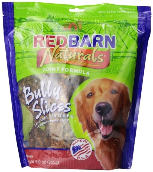 Red Barn Bully Slices Natural Dog Chews - 9 Oz -Tropiclean Store red barn bully slices natural dog chews 9 oz 225726