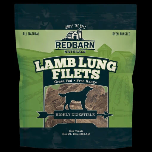 Red Barn Dog Grain-Free Lamb Lung Fillet Dehydrated Dog Treats - 10 Oz -Tropiclean Store red barn dog grain free lamb lung fillet dehydrated dog treats 10 oz 944113