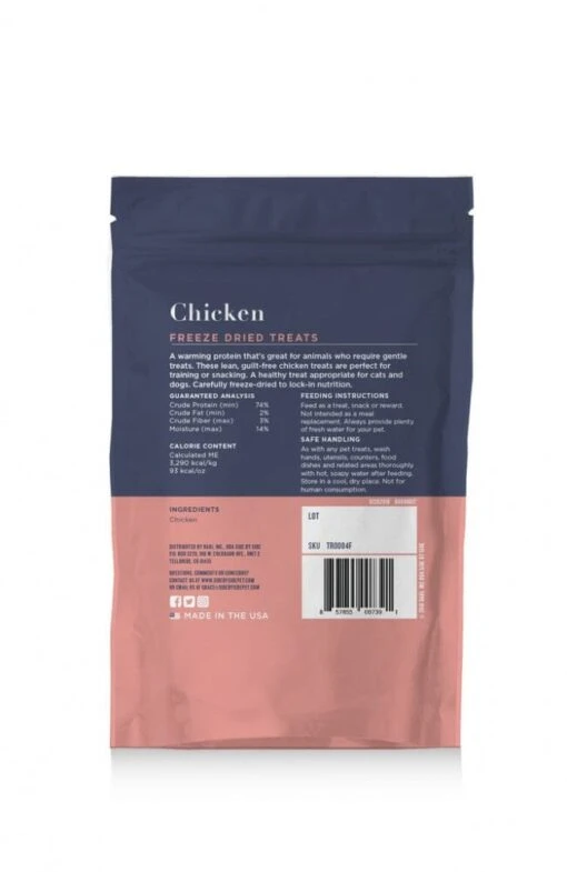 Side By Side Small Batch Freeze Dried Chicken Cubes Dog Treats -Tropiclean Store side by side small batch freeze dried chicken cubes dog treats 316161