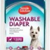 Simple Solution Washable Female Dog Diaper - Small -Tropiclean Store simple solution washable female dog diaper small 191998