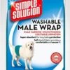 Simple Solution Washable Male Wrap Dog Diapers - Large -Tropiclean Store simple solution washable male wrap dog diapers large 348651