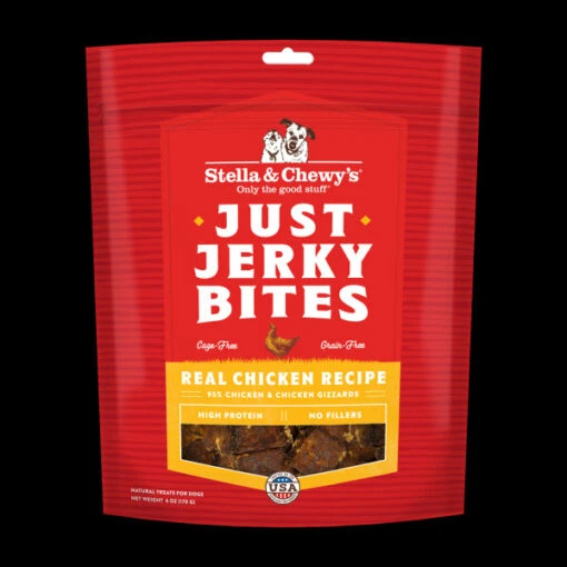 Stella & Chewy's Just Jerky Grain-Free Chicken - 6 Oz -Tropiclean Store stella chewys just jerky grain free chicken 6 oz 426299