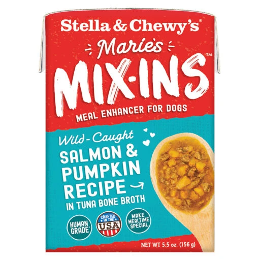 Stella & Chewy's Marie's Mix Salmon And Pumpkin Canned Dog Food - 5.5 Oz - Case Of 12 -Tropiclean Store stella chewys maries mix salmon and pumpkin canned dog food 55 oz case of 12 896455