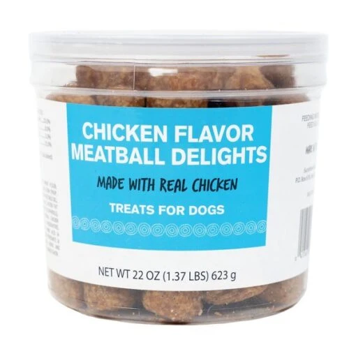 Sunshine Mills Chicken Flavored Meatballs Natural Dog Treats - 20 Lb Bag -Tropiclean Store sunshine mills chicken flavored meatballs natural dog treats 20 lb bag 768770