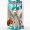 Tickled Pet All-Natural Salmon Skins Dehydrated Dog Chews - 6 Oz Bag -Tropiclean Store tickled pet all natural salmon skins dehydrated dog chews 6 oz bag 691567