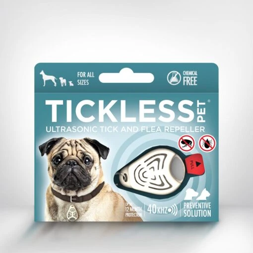 Tickless Pet Ultrasonic Flea And Tick Repeller For Dogs - Beige -Tropiclean Store tickless pet ultrasonic flea and tick repeller for dogs beige 547790