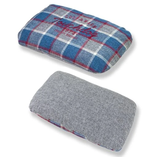 Touchdog 'Archi-Checked' Designer Plaid Oval Dog Bed -Tropiclean Store touchdog archi checked designer plaid oval dog bed 619486