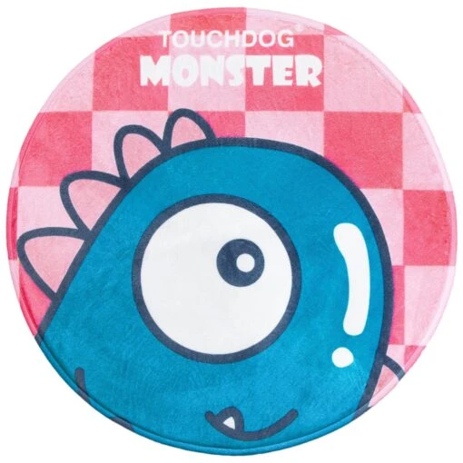 Touchdog Cartoon Shoe-faced Monster Rounded Cat And Dog Mat -Tropiclean Store touchdog cartoon shoe faced monster rounded cat and dog mat 964406 scaled