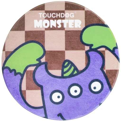 Touchdog Cartoon Three-eyed Monster Rounded Cat And Dog Mat -Tropiclean Store touchdog cartoon three eyed monster rounded cat and dog mat 226404