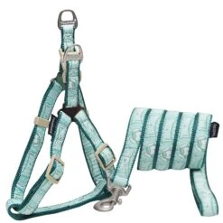 Touchdog 'Funny Bone' Tough Stitched Dog Harness And Leash -Tropiclean Store touchdog funny bone tough stitched dog harness and leash 906525