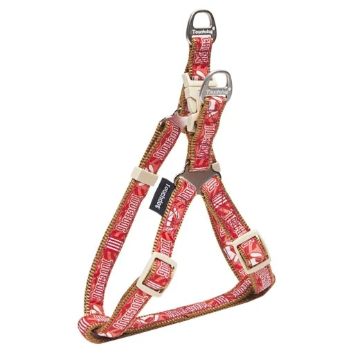 Touchdog 'Funny Bone' Tough Stitched Dog Harness And Leash -Tropiclean Store touchdog funny bone tough stitched dog harness and leash 992657