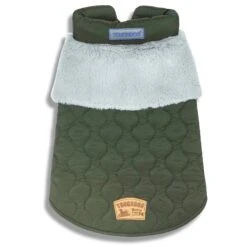 Touchdog 'Furrost-Bite' Fur And Fleece Designer Fashion Dog Jacket -Tropiclean Store touchdog furrost bite fur and fleece fashion dog jacket 110490