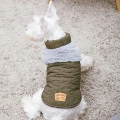 Touchdog 'Furrost-Bite' Fur And Fleece Designer Fashion Dog Jacket -Tropiclean Store touchdog furrost bite fur and fleece fashion dog jacket 539292