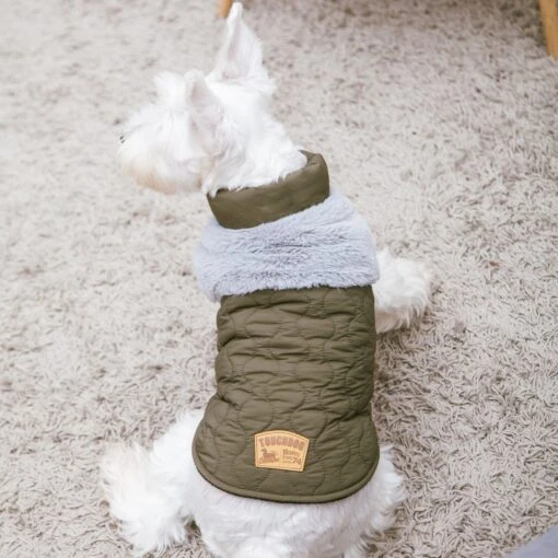 Touchdog 'Furrost-Bite' Fur And Fleece Designer Fashion Dog Jacket -Tropiclean Store touchdog furrost bite fur and fleece fashion dog jacket 539292 scaled