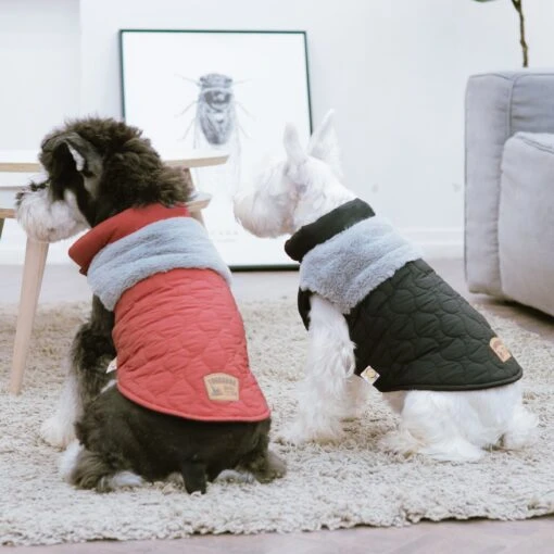 Touchdog 'Furrost-Bite' Fur And Fleece Designer Fashion Dog Jacket -Tropiclean Store touchdog furrost bite fur and fleece fashion dog jacket 749424 scaled