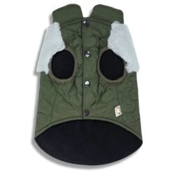 Touchdog 'Furrost-Bite' Fur And Fleece Designer Fashion Dog Jacket -Tropiclean Store touchdog furrost bite fur and fleece fashion dog jacket 822858