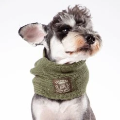 Touchdog Heavy Knitted Designer Fashion Winter Dog Scarf -Tropiclean Store touchdog heavy knitted winter dog scarf 207687