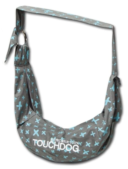 Touchdog 'Paw-Ease' Over-The-Shoulder Travel Sling Pet Carrier -Tropiclean Store touchdog paw ease over the shoulder travel sling pet carrier 573967