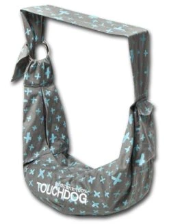 Touchdog 'Paw-Ease' Over-The-Shoulder Travel Sling Pet Carrier -Tropiclean Store touchdog paw ease over the shoulder travel sling pet carrier 947342