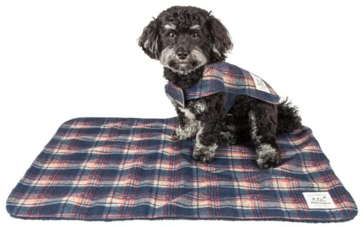 Touchdog ® 2-In-1 Tartan Plaid Dog Jacket And Matching Reversible Dog Mat -Tropiclean Store touchdog r 2 in 1 tartan plaided dog jacket with matching reversible dog mat 258069 scaled