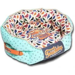 Touchdog ® 'Chirpin-Avery' Rounded Premium Designer Dog Bed -Tropiclean Store touchdog r chirpin avery rounded premium fashion designer pet dog bed 145742