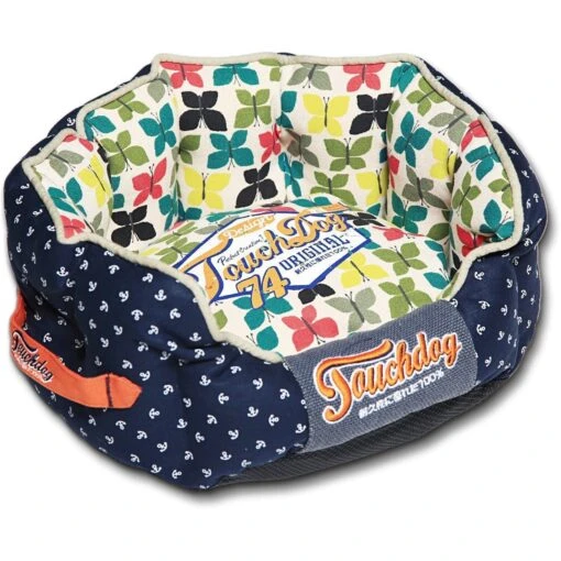 Touchdog ® 'Chirpin-Avery' Rounded Premium Designer Dog Bed -Tropiclean Store touchdog r chirpin avery rounded premium fashion designer pet dog bed 251872