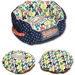 Touchdog ® 'Chirpin-Avery' Rounded Premium Designer Dog Bed -Tropiclean Store touchdog r chirpin avery rounded premium fashion designer pet dog bed 663252