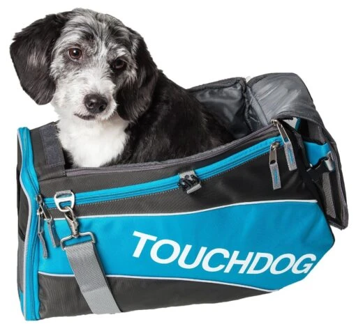 Touchdog ® 'Modern-Glide' Airline Approved Water-Resistant Sporty Travel Fashion Pet Dog Carrier -Tropiclean Store touchdog r modern glide airline approved water resistant sporty travel fashion pet dog carrier 598517