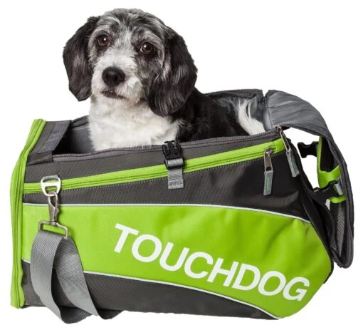 Touchdog ® 'Modern-Glide' Airline Approved Water-Resistant Sporty Travel Fashion Pet Dog Carrier -Tropiclean Store touchdog r modern glide airline approved water resistant sporty travel fashion pet dog carrier 818439