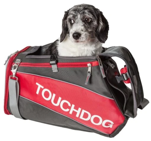 Touchdog ® 'Modern-Glide' Airline Approved Water-Resistant Sporty Travel Fashion Pet Dog Carrier -Tropiclean Store touchdog r modern glide airline approved water resistant sporty travel fashion pet dog carrier 991311